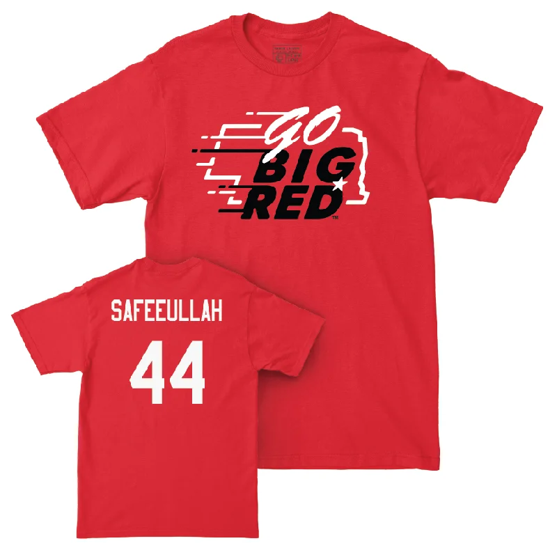 Football Jersey With Team Name-Red Football GBR Tee  - Syncere Safeeullah