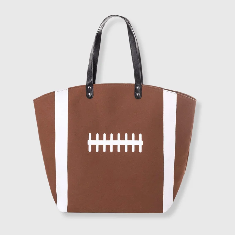 Personalized Football Jersey For Team Collaboration-Football Canvas Tote Bag