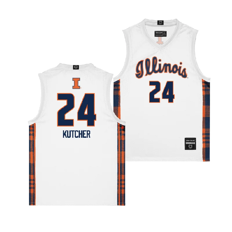 Custom Basketball Jersey For Fan Appreciation Day-EXCLUSIVE: Illinois Winter Edition Basketball Jersey - Keaton Kutcher | #22