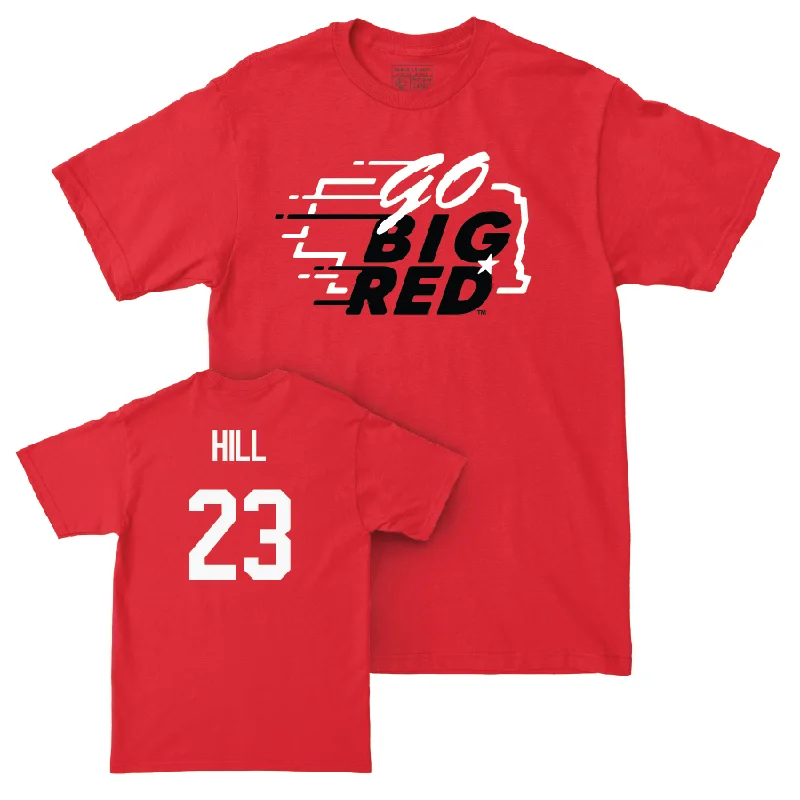 Custom Football Jersey For Competitive Team Play-Red Football GBR Tee  - Blye Hill