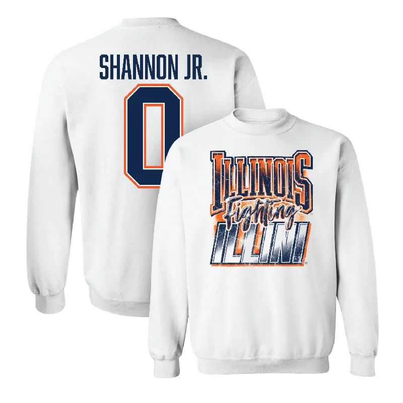 Basketball Jersey For Team Gifts-White Streetwear Crew - Terrence Shannon Jr. #0