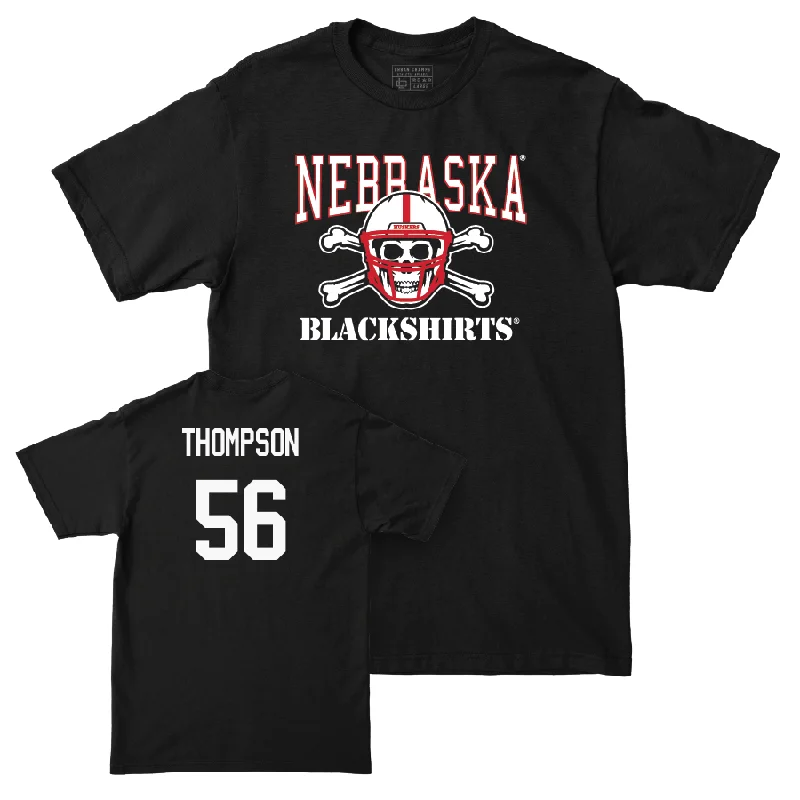 Custom Football Jersey For Fanatic Supporters-Football Black Blackshirts Tee  - Stefon Thompson