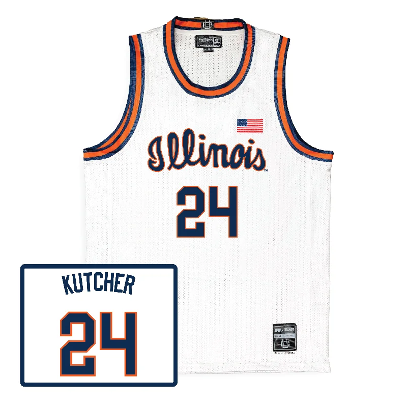 Custom Basketball Jersey For Youth Basketball Teams-Men's Basketball White Script Jersey