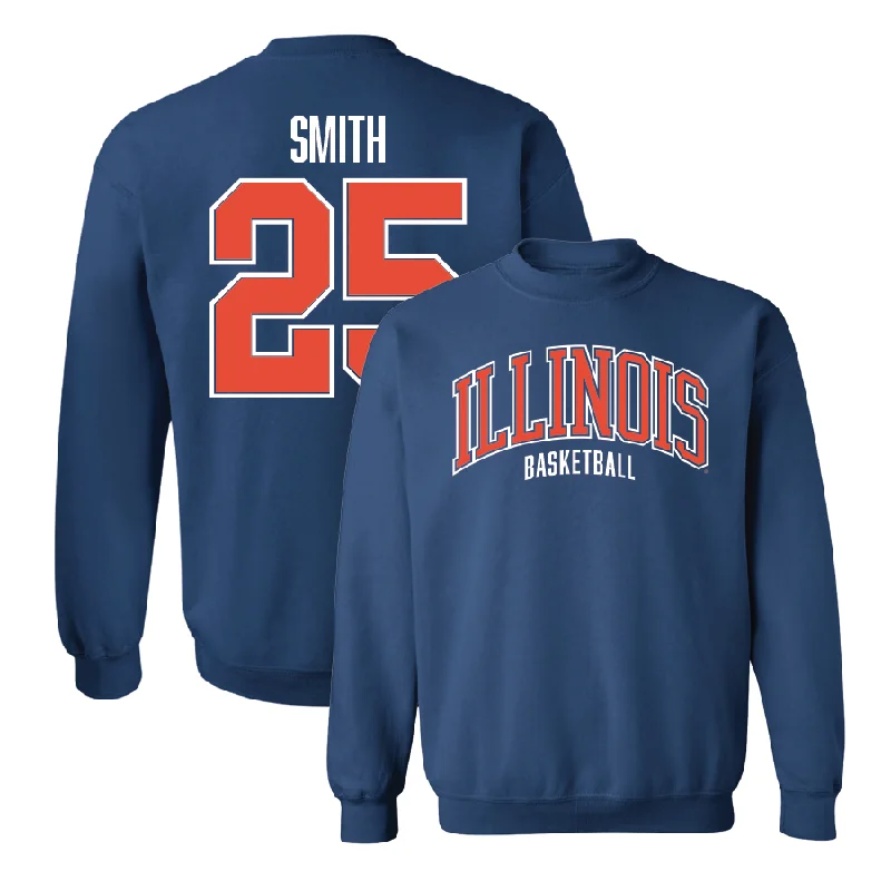 Personalized Basketball Jersey For Exclusive Offers-Navy Illinois Arch Crew  - Hayven Smith