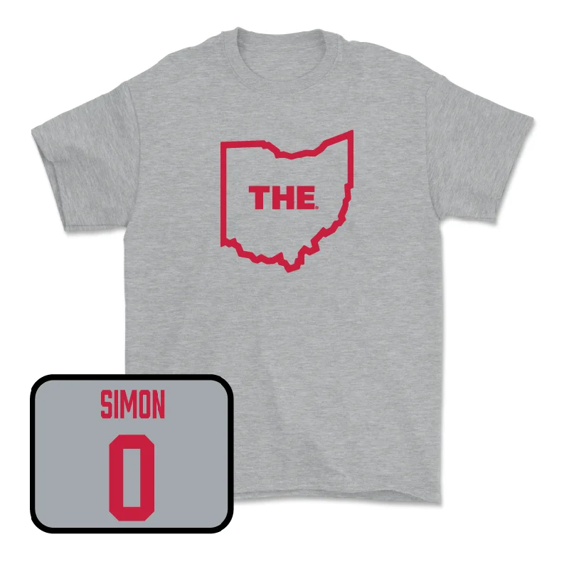 Personalized Football Jersey For League Partnerships-Sport Grey Football The Tee - Cody Simon