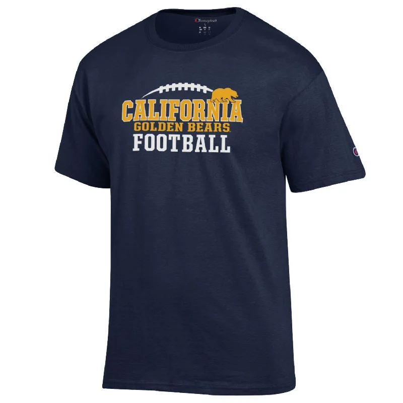 Personalized Football Jersey For Custom Orders-UC Berkeley California Golden Bears Champion Men's Cal Football T-Shirt-Navy