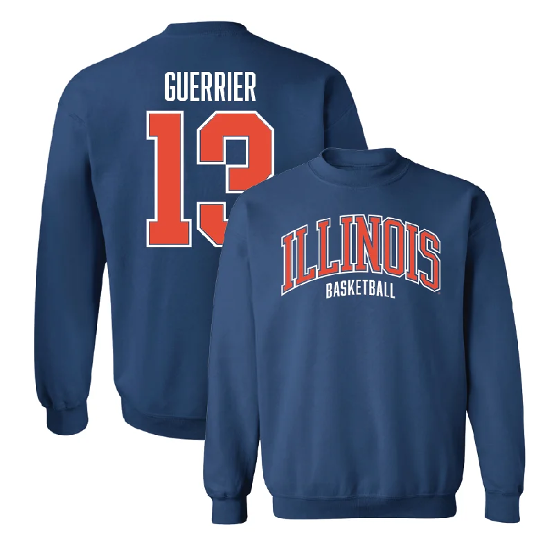 Custom Basketball Jersey For Special Occasions-Navy Illinois Arch Crew - Quincy Guerrier