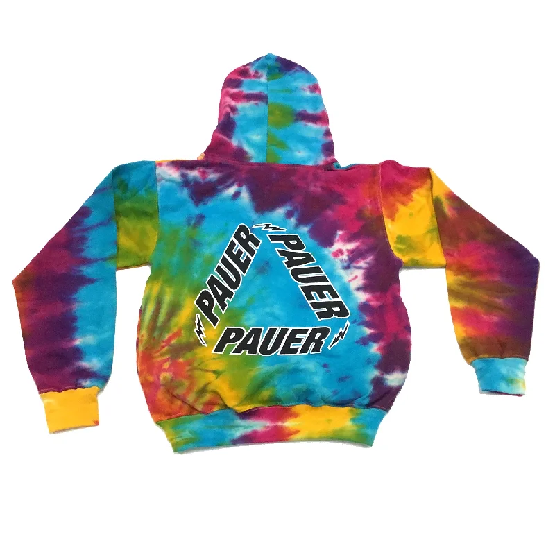 Personalized Basketball Jersey For Group Celebrations-Pauer Kids Tie Dye Paradise hoody