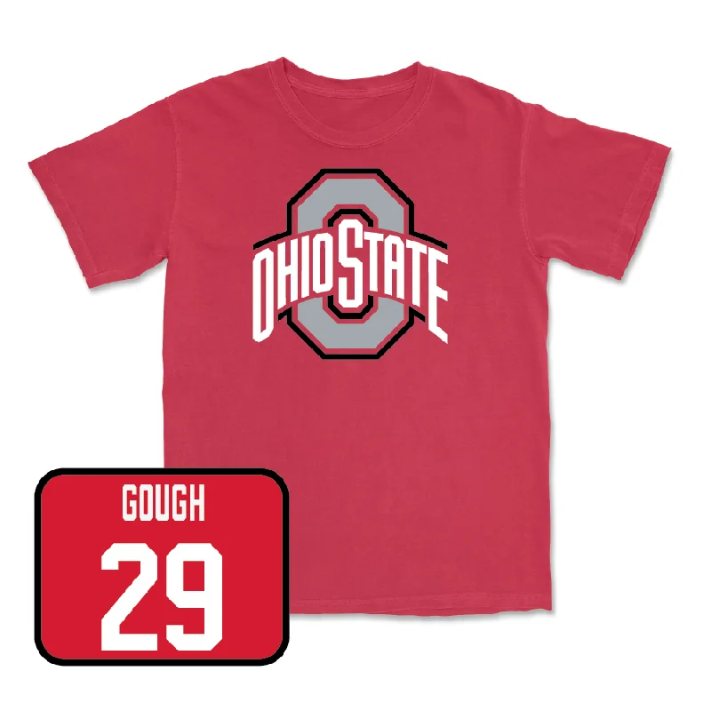 Football Jersey With Logo & Player Personalization-Red Football Team Tee   - Glorien Gough