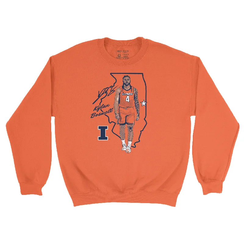 Custom Basketball Jersey For Player Recognition-EXCLUSIVE RELEASE: Kylan Boswell Collection Orange Crew