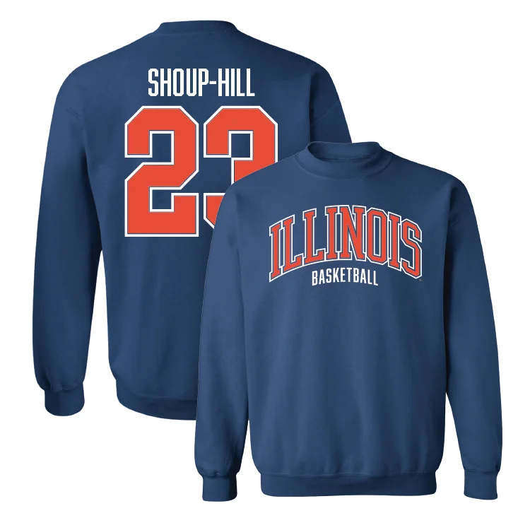 Basketball Jersey For Youth Leagues-Navy Illinois Arch Crew - Brynn Shoup-Hill #23