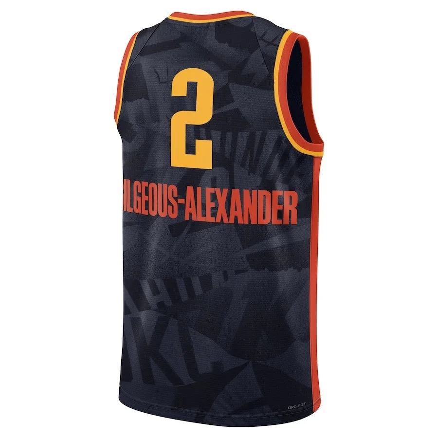 Personalized Basketball Jersey For Volunteer Teams-2023-24 American basketball jersey Gilgeous-Alexander-2