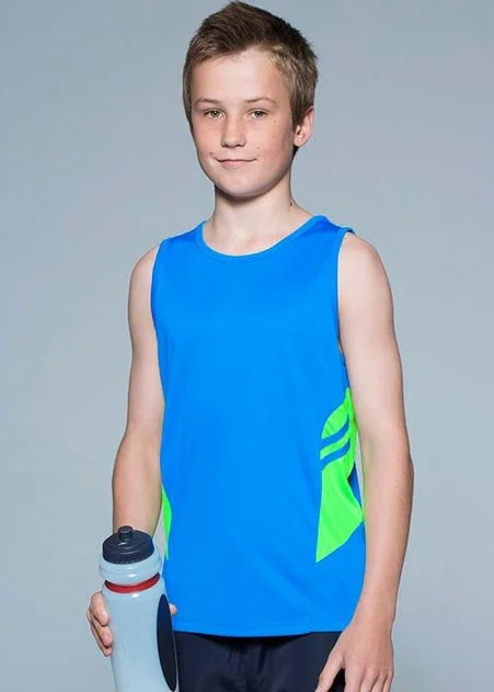 Basketball Jersey For League & Championship Games-Kids Tasman Singlet 3111 (4 Colours)