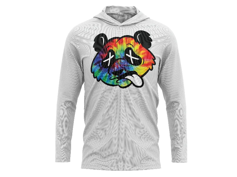 Custom Basketball Jersey For Sports Coaching Events-Pauer Wasted Panda Tie Dye Hooded Pullover