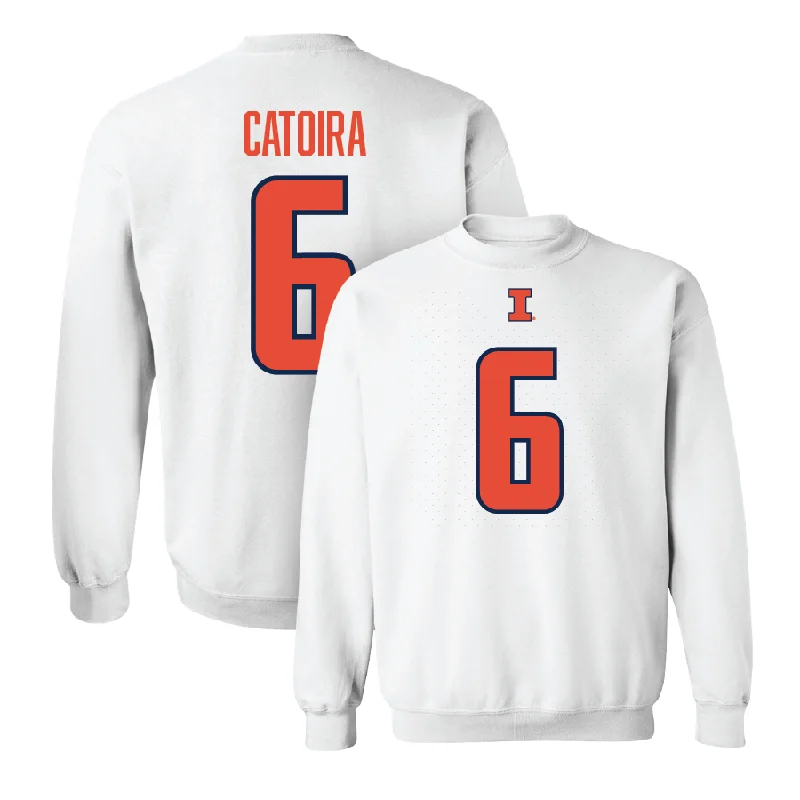 Personalized Basketball Jersey For Exclusive Fan Offers-Illinois White Shirsey Crew  - Irene Catoira