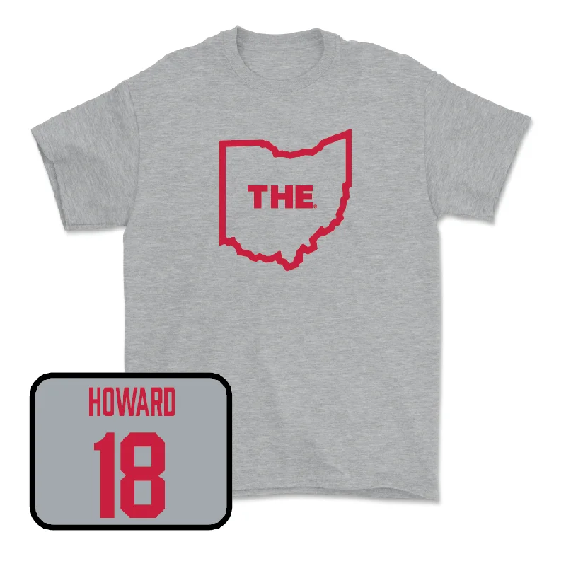 Personalized Football Jersey For Player Campaigns-Sport Grey Football The Tee   - Will Howard