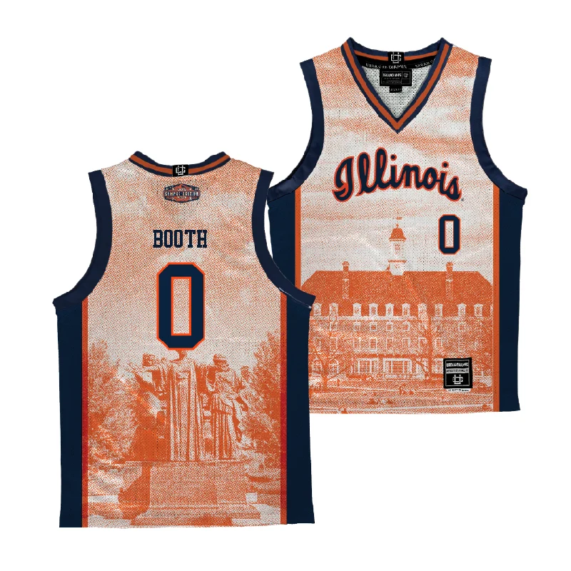 Basketball Jersey For Player Milestones-Illinois Campus Edition NIL Jersey  - Carey Booth