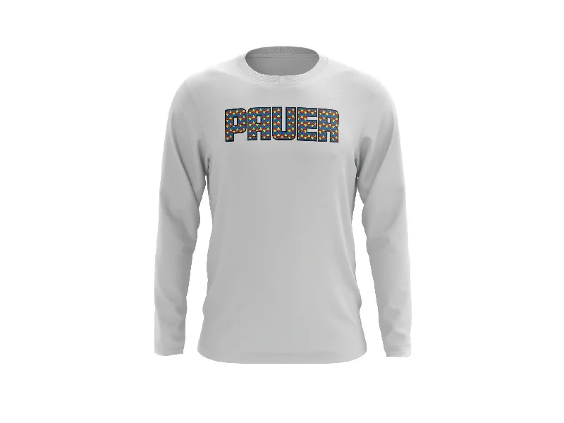 Personalized Basketball Jersey For School Sports-Pauer Trigon Long Sleeve