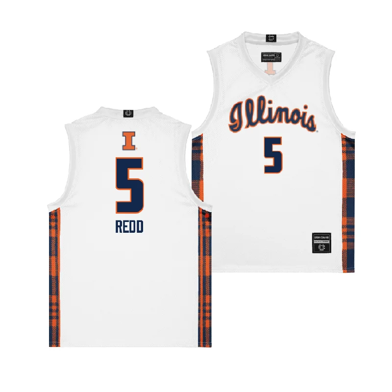 Custom Basketball Jersey For Personalized Customization-EXCLUSIVE: Illinois Winter Edition Basketball Jersey - AJ Redd | #5