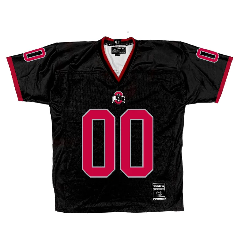 Custom Football Jersey For Coaches & Staff-Black Ohio State Football Jersey  Bryson Rodgers | #13