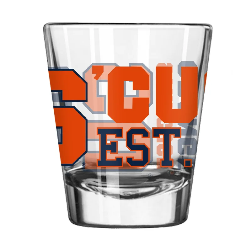 Team Mug With Custom Colors-Syracuse 2oz Spirit Shot Glass