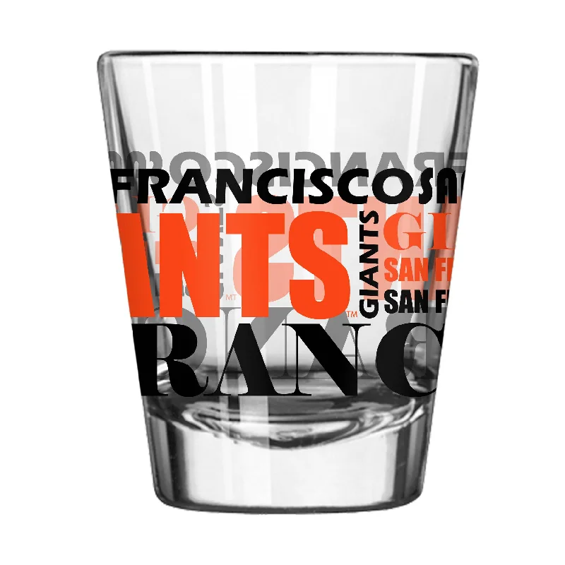 Team Mug With Custom Team Design-San Francisco Giants 2oz Spirit Shot Glass