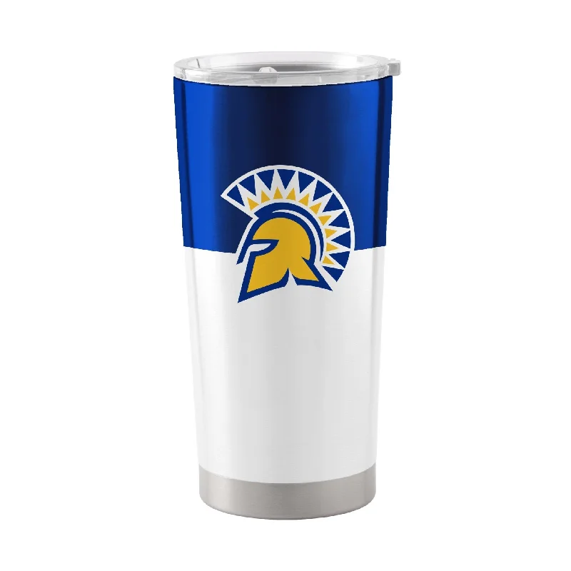 Custom Team Mug For Team Competitions-San Jose State 20oz Colorblock Stainless Tumbler