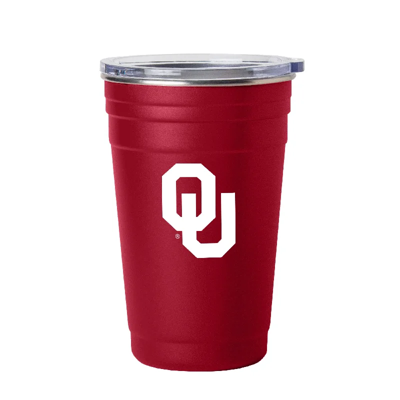 Team Mug For Official Team Merchandise-Oklahoma 22oz Flipside Stainless Cup