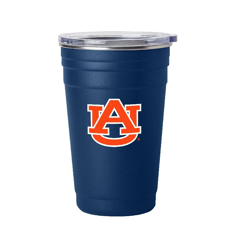 Custom Team Mug For Sports Fans-Auburn 22oz Flipside Stainless Cup