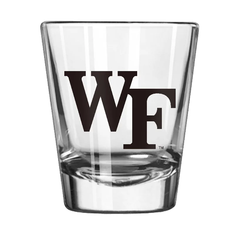 Custom Team Mug For Group Fundraising Campaigns-Wake Forest 2oz Gameday Shot Glass