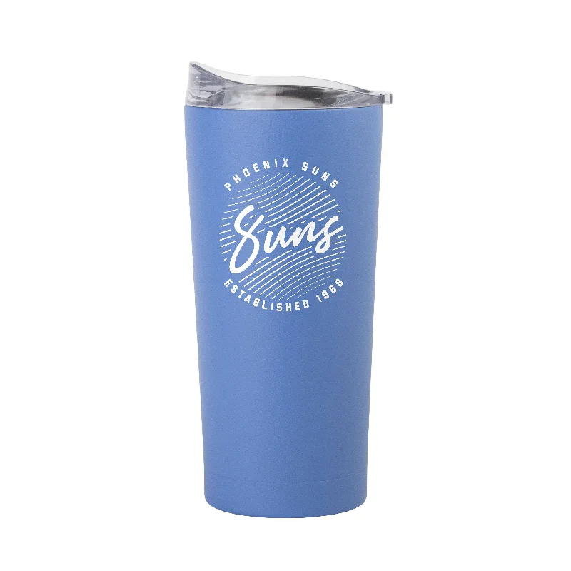 Team Mug With Your Team Colors-Phoenix Suns 20oz Retro Script Arctic Powder Coat Tumbler