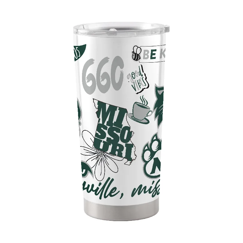 Personalized Team Mug For Social Media-Northwest Missouri State 20oz Native Stainless Tumbler