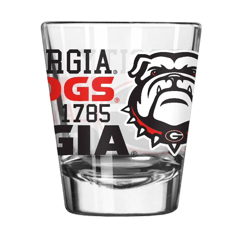 Personalized Team Mug For Tournament Gifts-Georgia 2oz Spirit Shot Glass