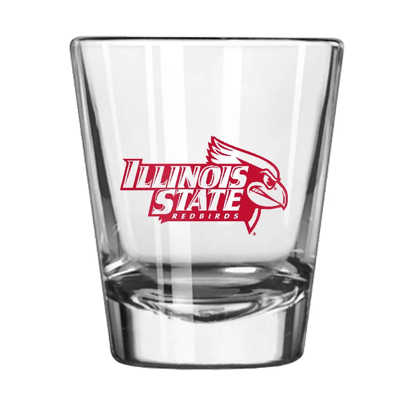 Custom Team Mug For Sports Enthusiasts-Illinois State 2oz Gameday Shot Glass