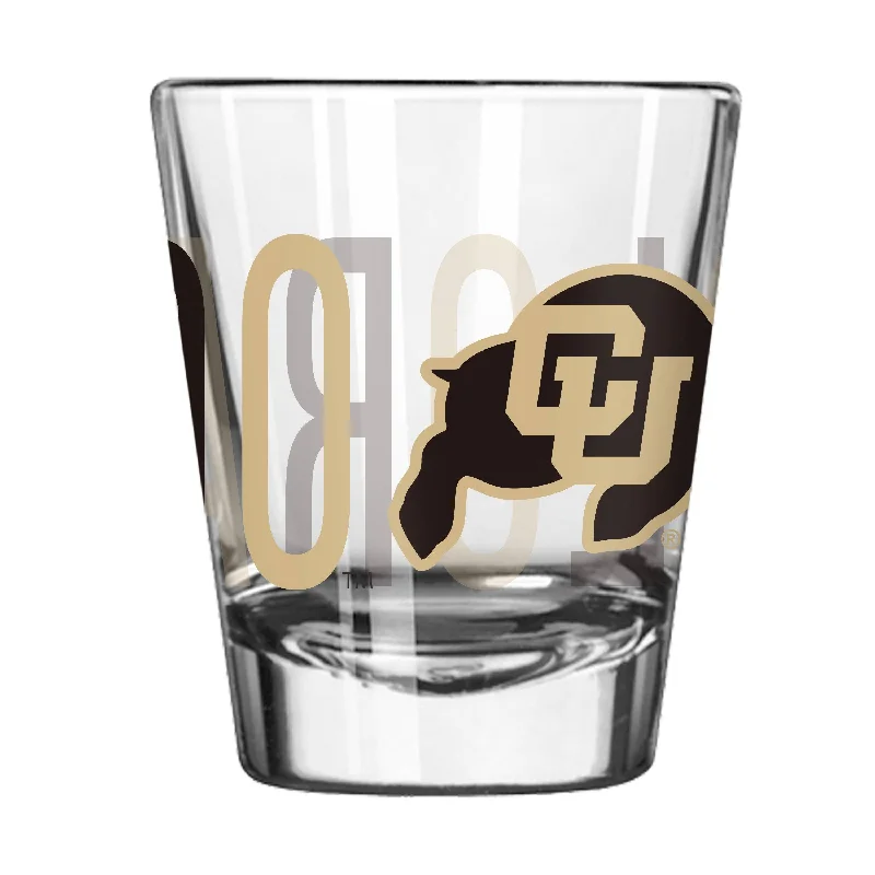 Team Mug With Your Team's Spirit-Colorado 2oz Overtime Shot Glass