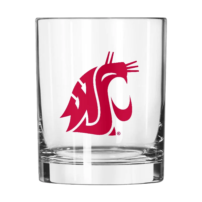 Team Mug For Local Sports Clubs-Washington State 14oz Gameday Rocks Glass