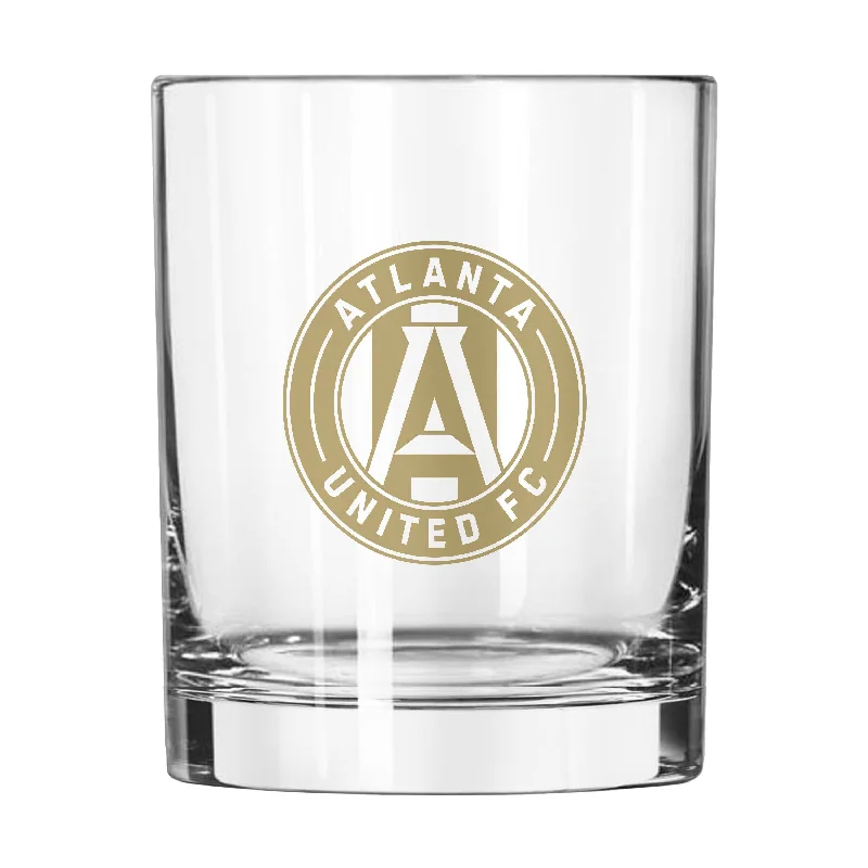 Team Mug For Official Event Merchandise-Atlanta United 14oz Gameday Rocks Glass