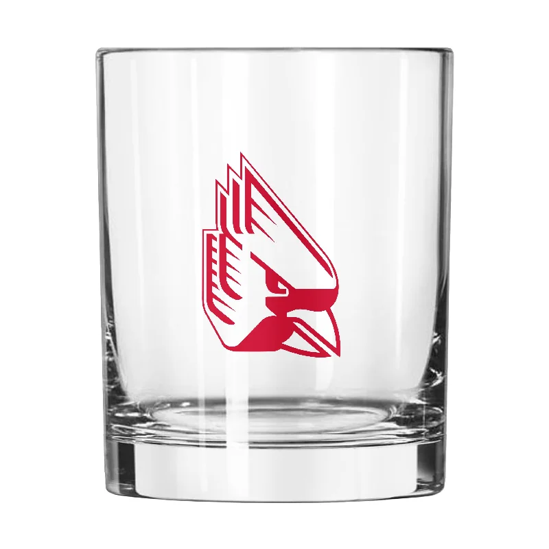 Personalized Team Mug For Graduation Gifts-Ball State 14oz Gameday Rocks Glass