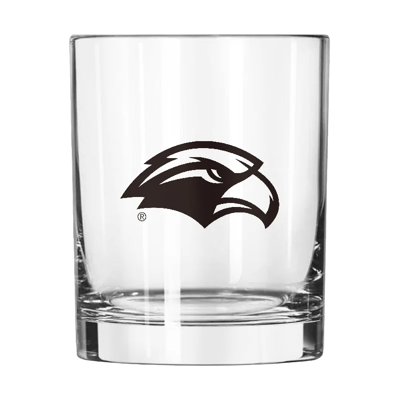 Custom Team Mug With Team Mascot-Southern Mississippi 14oz Gameday Rocks Glass