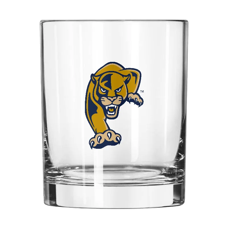 Personalized Team Mug For Social Events-Florida International 14oz Gameday Rocks Glass