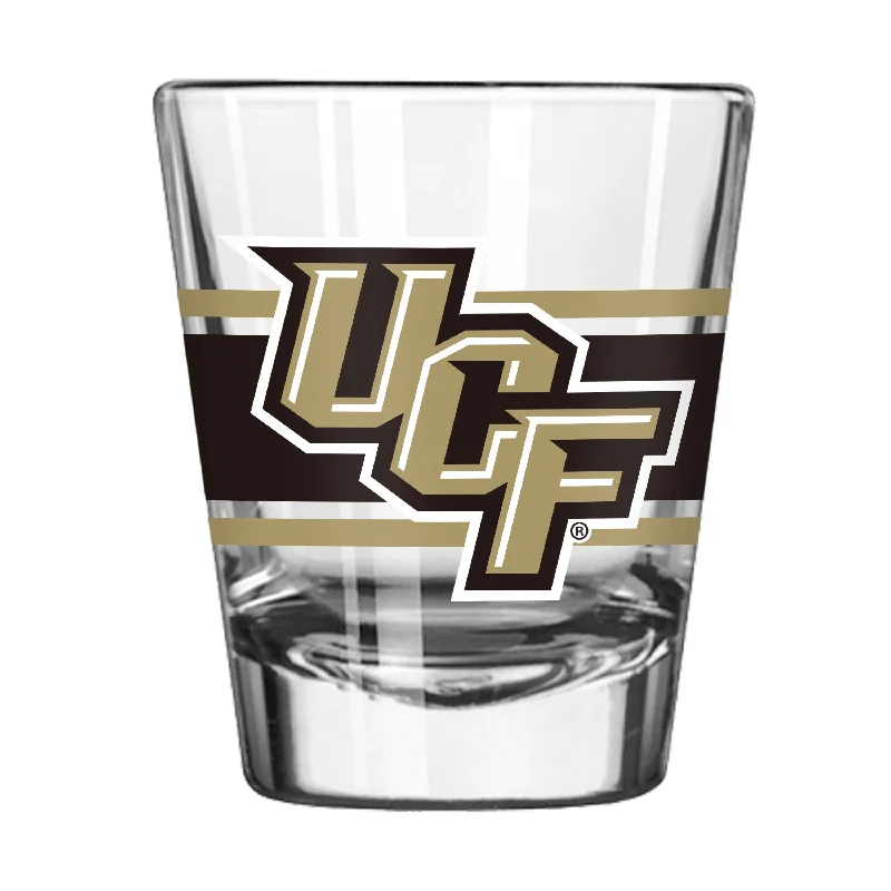 Personalized Team Mug For Player Profiles-Central Florida 2oz Stripe Shot Glass