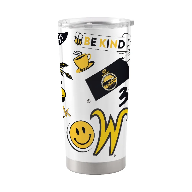 Personalized Team Mug For Professional Teams-Wichita State 20oz Native Stainless Tumbler