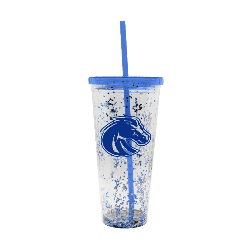 Personalized Team Mug For Local Competitions-Boise State 24oz Confetti Tumbler