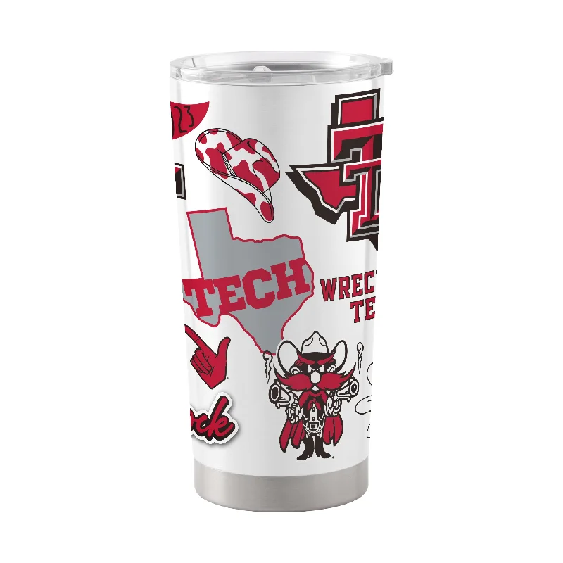 Texas Tech 20oz Native Stainless Tumbler