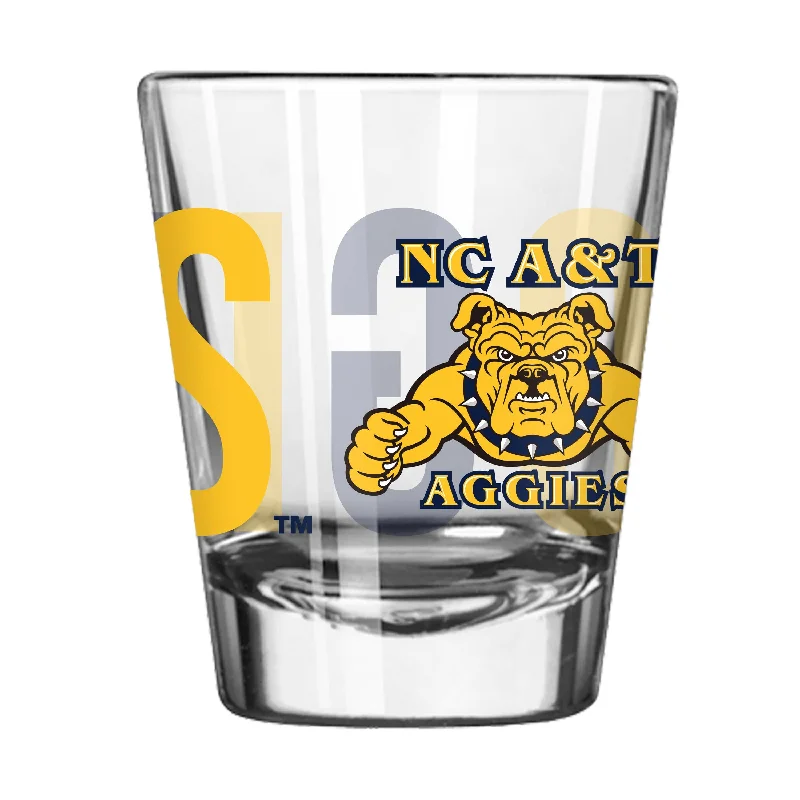 Team Mug For Family Team Gifts-North Carolina A&T 2oz Overtime Shot Glass