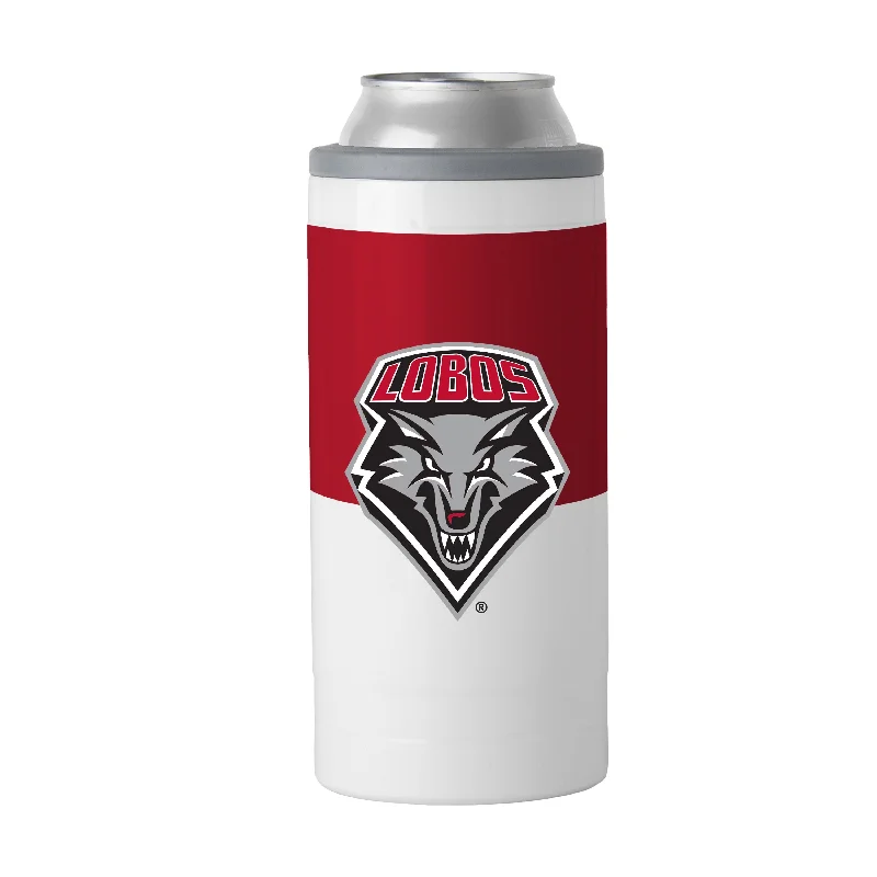 Team Mug With Event Customization-New Mexico 12oz Colorblock Slim Can Coolie