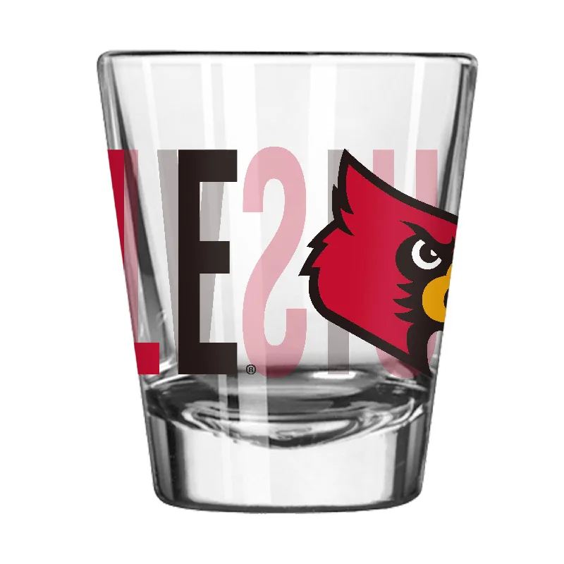 Custom Team Mug For Fan Clubs-Louisville 2oz Overtime Shot Glass