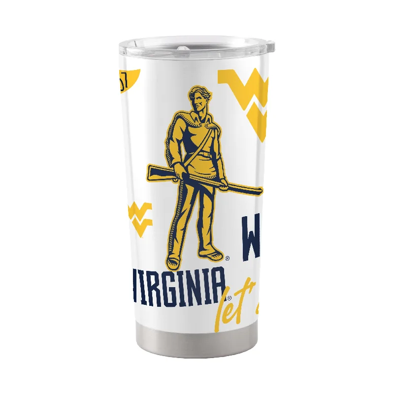 West Virginia 20oz Native Stainless Tumbler