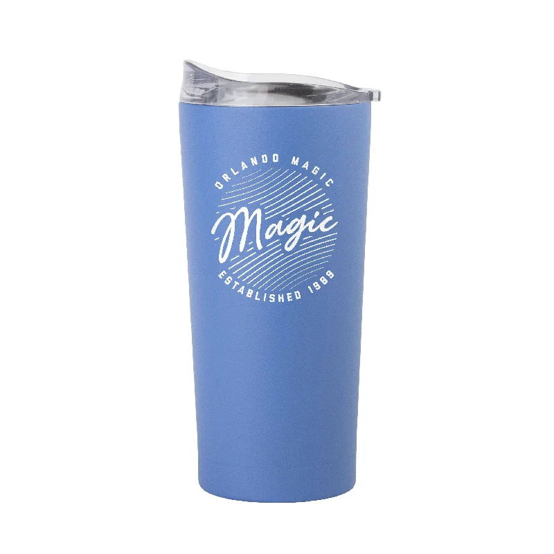 Personalized Team Mug For Team Gifts-Orlando Magic 20oz Retro Script Arctic Powder Coat Tumbler