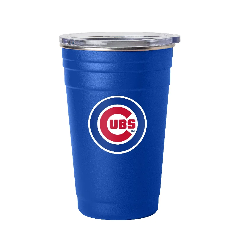 Personalized Team Mug For Team Loyalty Gifts-Chicago Cubs 22oz Flipside Stainless Cup